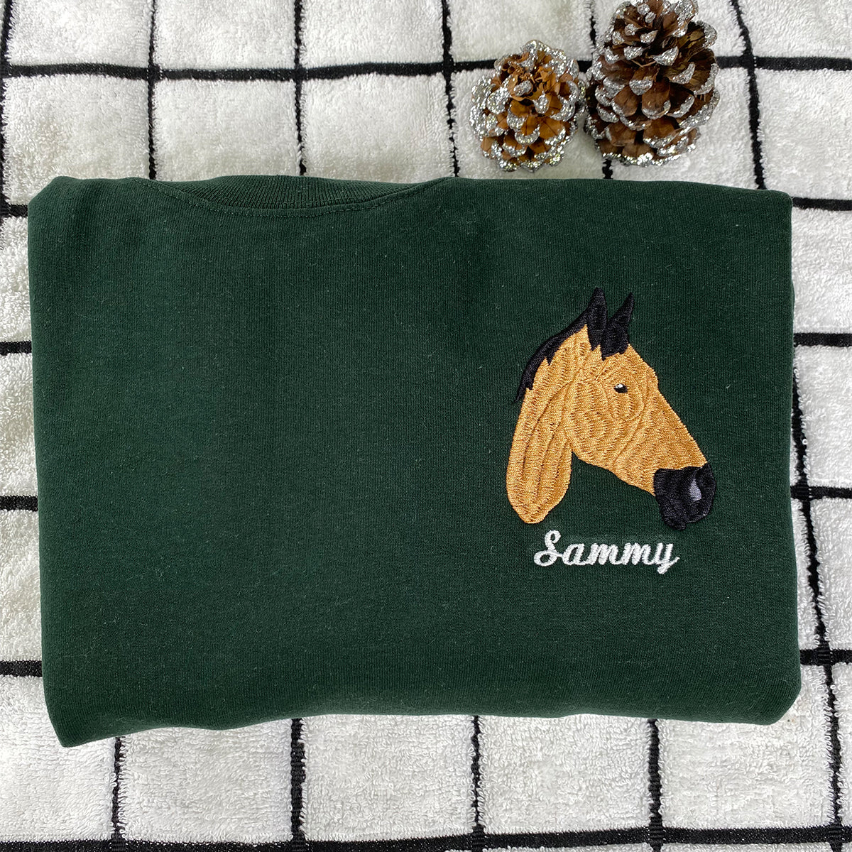 Custom Embroidered Horse Lovers Sweatshirts & Hoodies – Personalized Equestrian Gifts