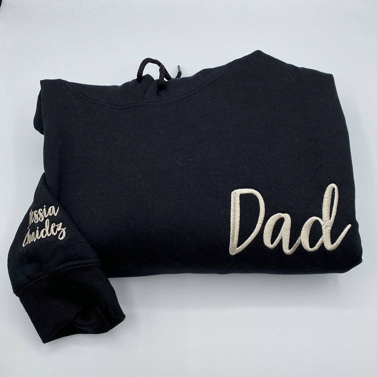 Custom Embroidered Dad Sweatshirt & Hoodie with Est Year – Personalized Gift for Dad