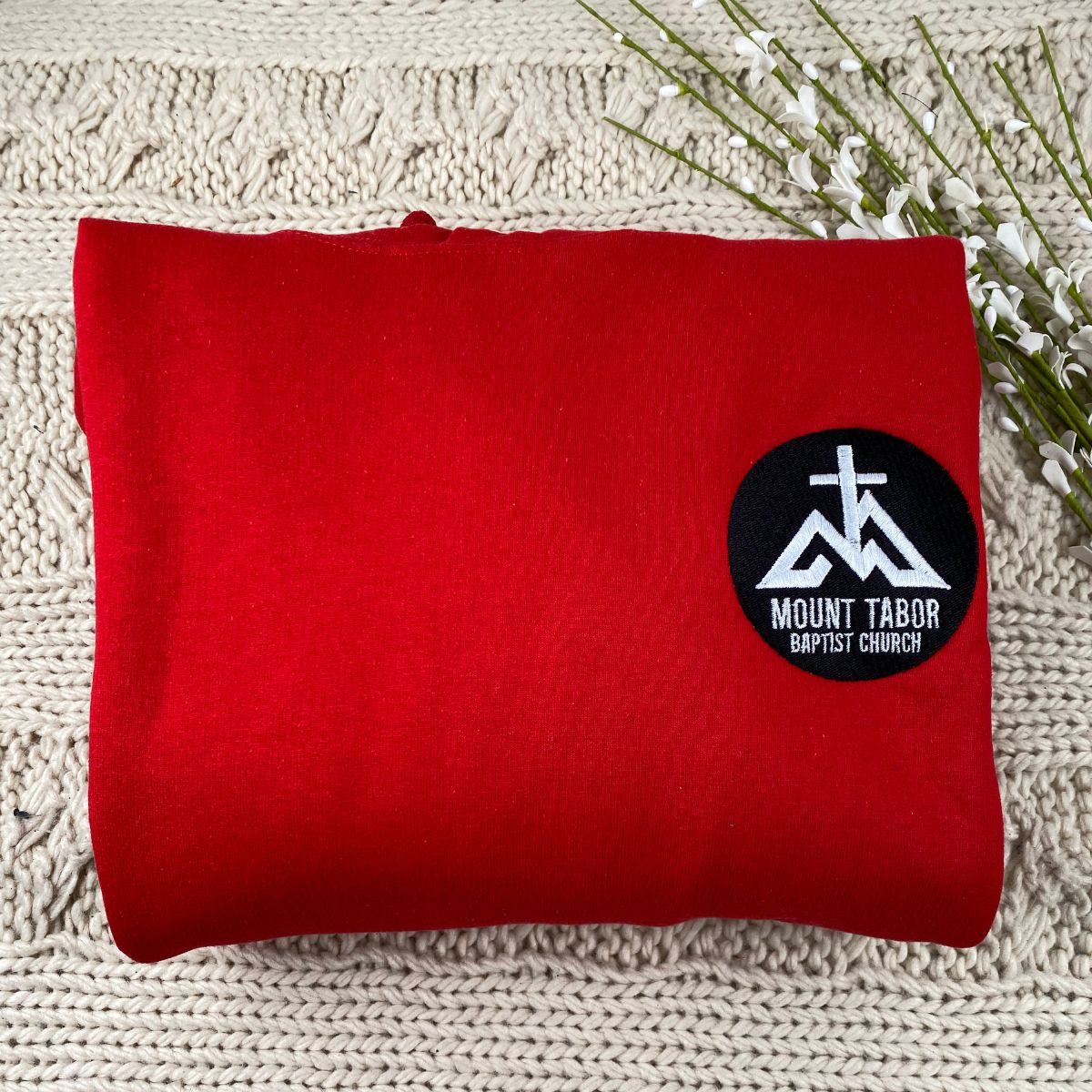 Custom Embroidered Sweatshirt with Your Logo – Personalized Hoodie for Business or Team