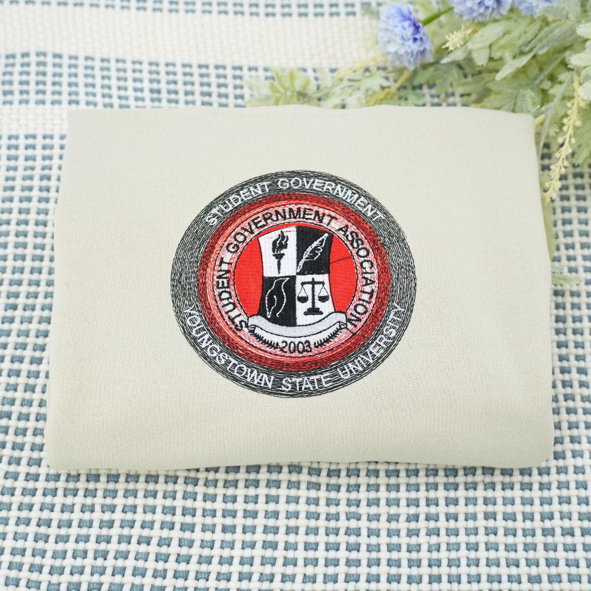 Custom Embroidered Sweatshirt with Your Logo – Personalized Hoodie for Business or Team