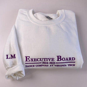 Custom Embroidered University Sweatshirt Hoodie with School Name & Year – College Alumni Gift