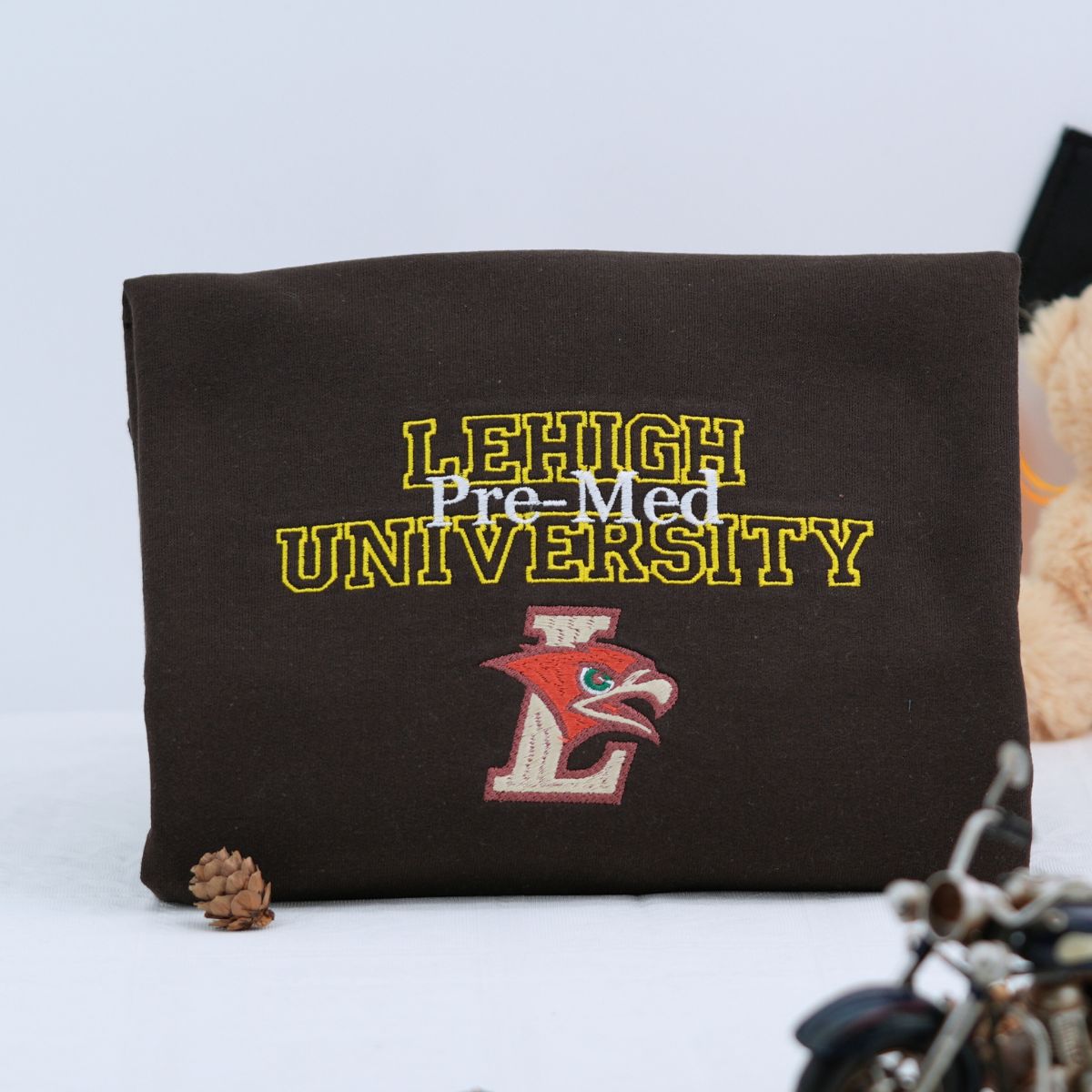 Custom Initials Embroidered Sweatshirt & Hoodie – Personalized Graduation & Back to School Gift