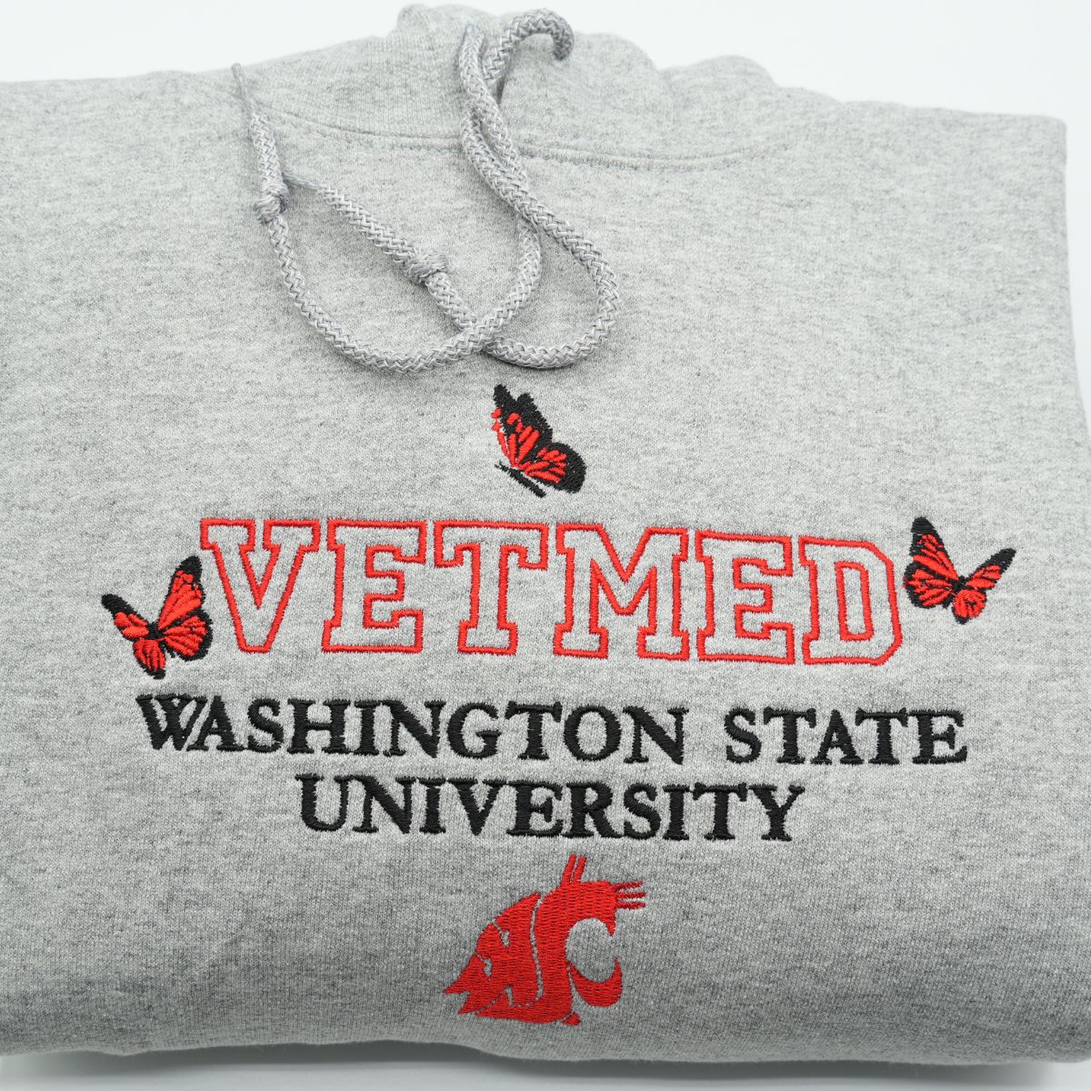 Custom Initials Embroidered Sweatshirt & Hoodie – Personalized Graduation & Back to School Gift