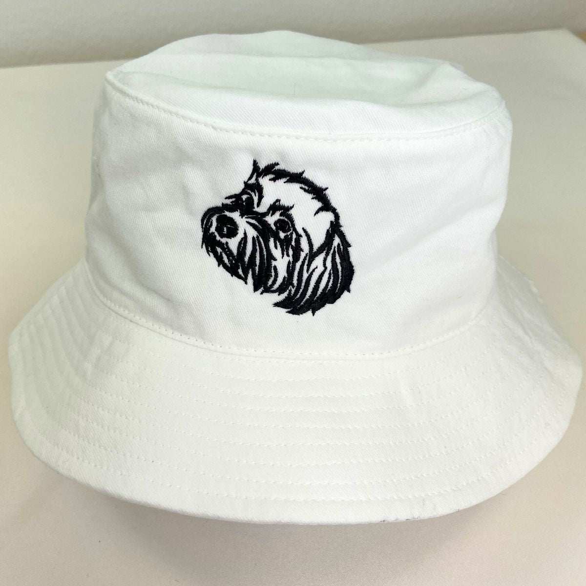 Custom Dog Face Portrait Embroidered Bucket Hat from Photo