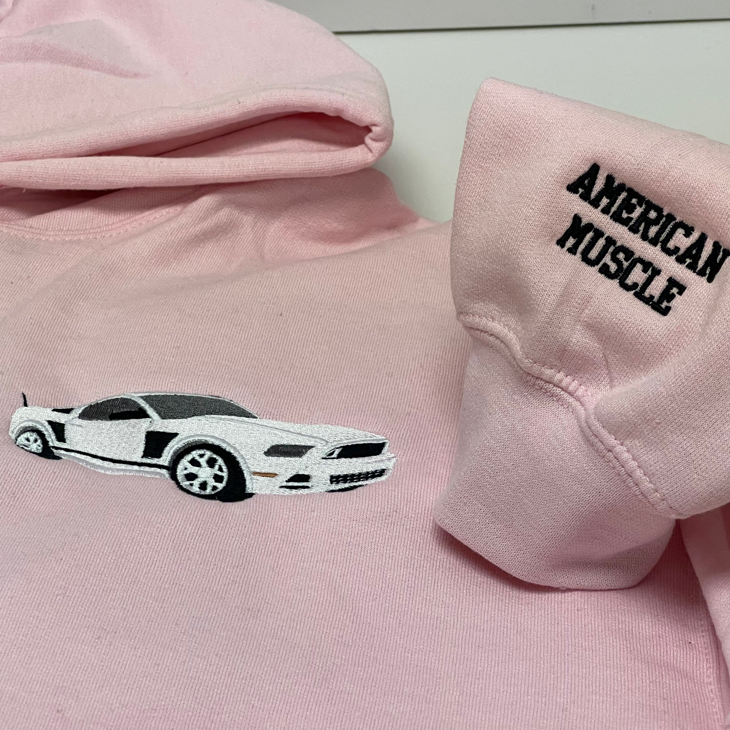 Personalized Car Embroidered Hoodie from Your Photo