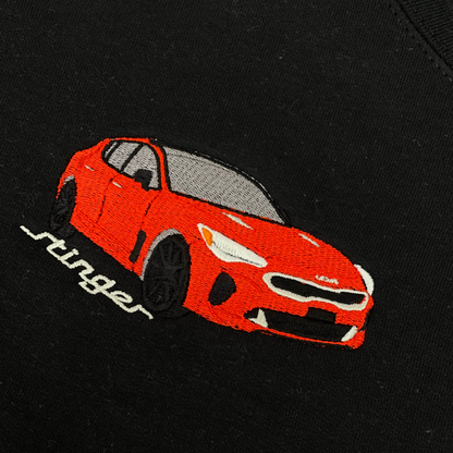 Personalized Car Embroidered Hoodie from Your Photo