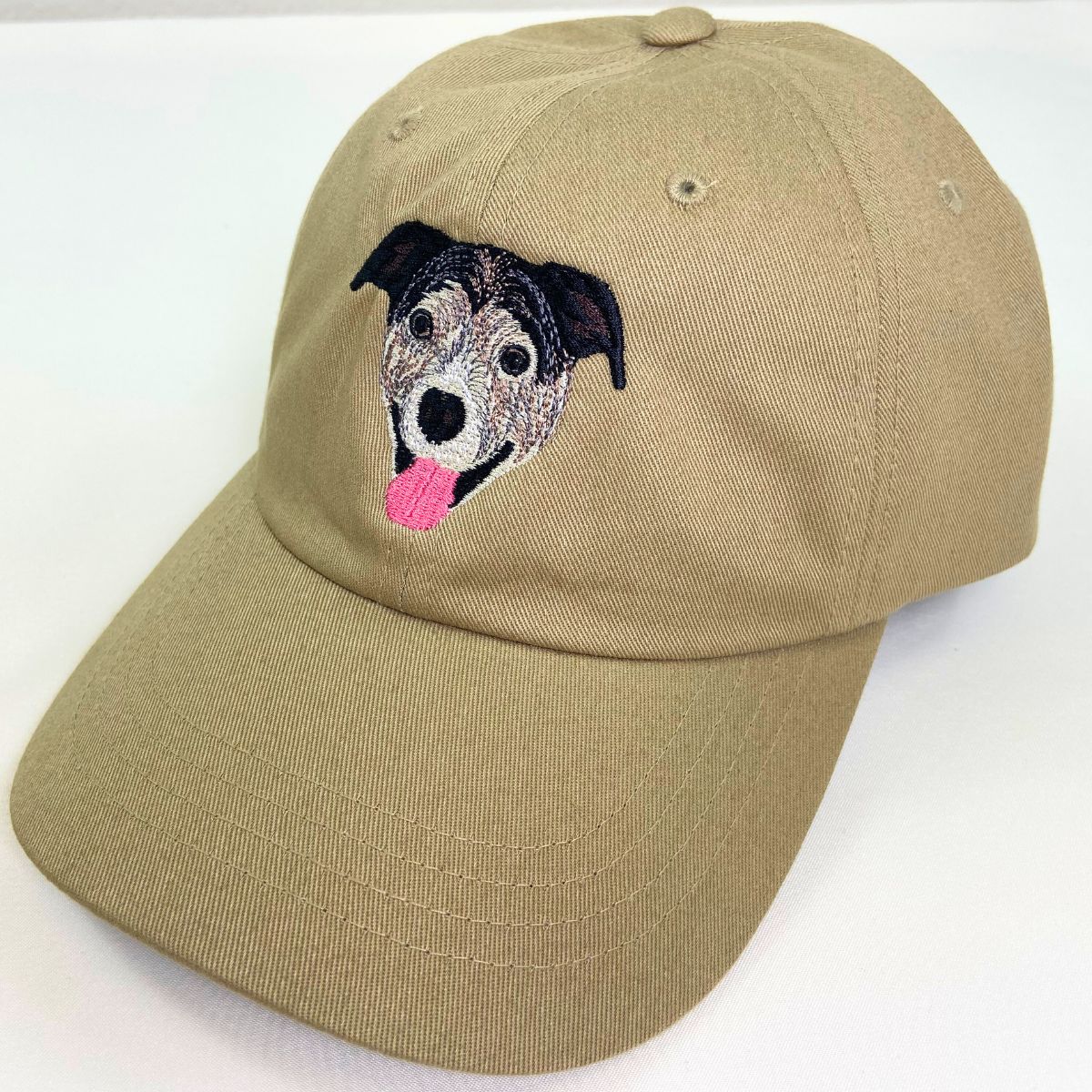 Custom Embroidered Dog Face Hat from Your Photo