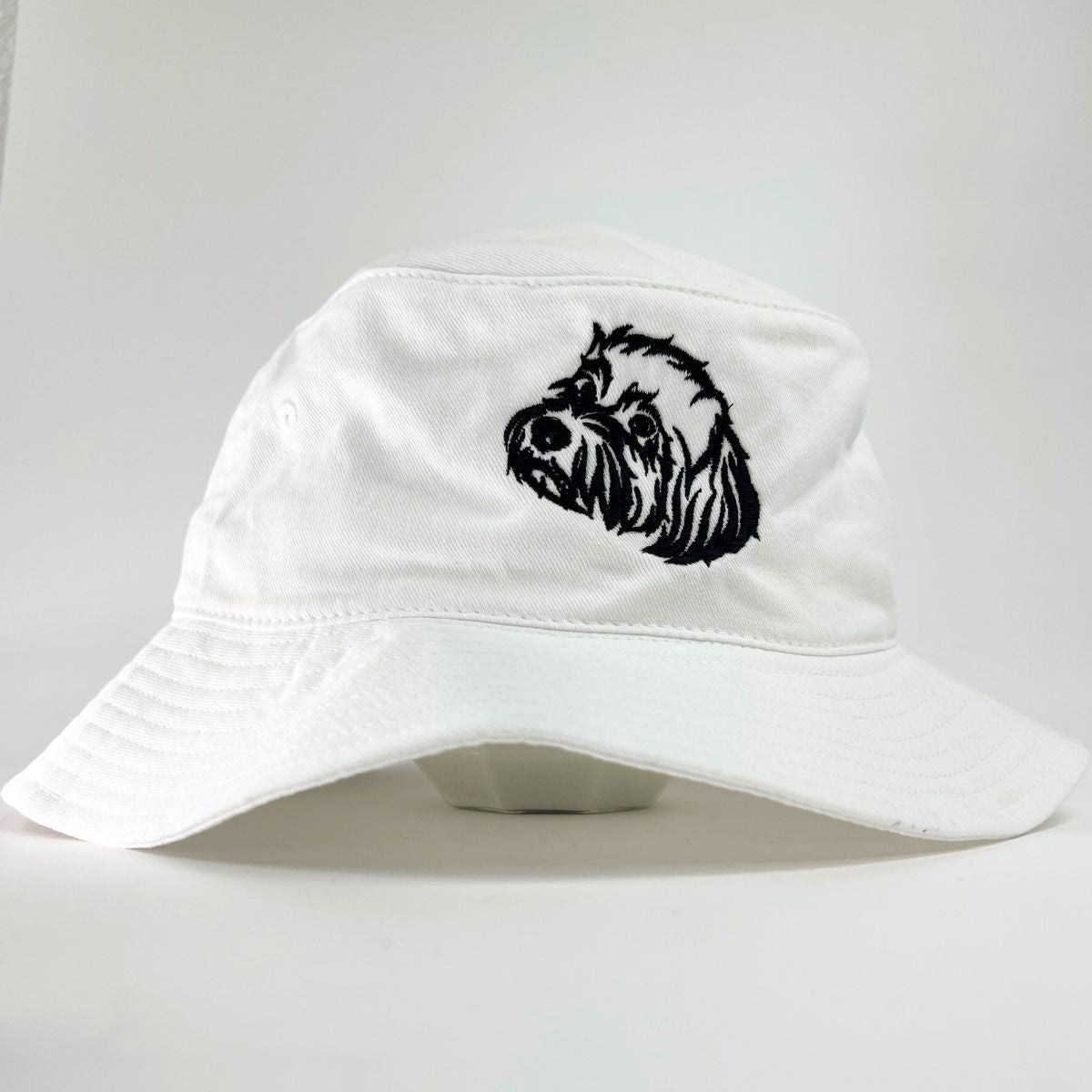 Custom Dog Face Portrait Embroidered Bucket Hat from Photo