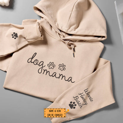 Custom Embroidered Dog Mama Hoodie