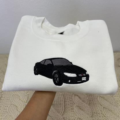 Personalized Car Embroidered Hoodie from Your Photo